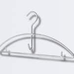 Stainless steel hangers for operational clothing and cleanrooms by Hinterdobler