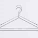 Stainless steel wardrobe hanger 6205, 4 mm wire thickness, by Hinterdobler