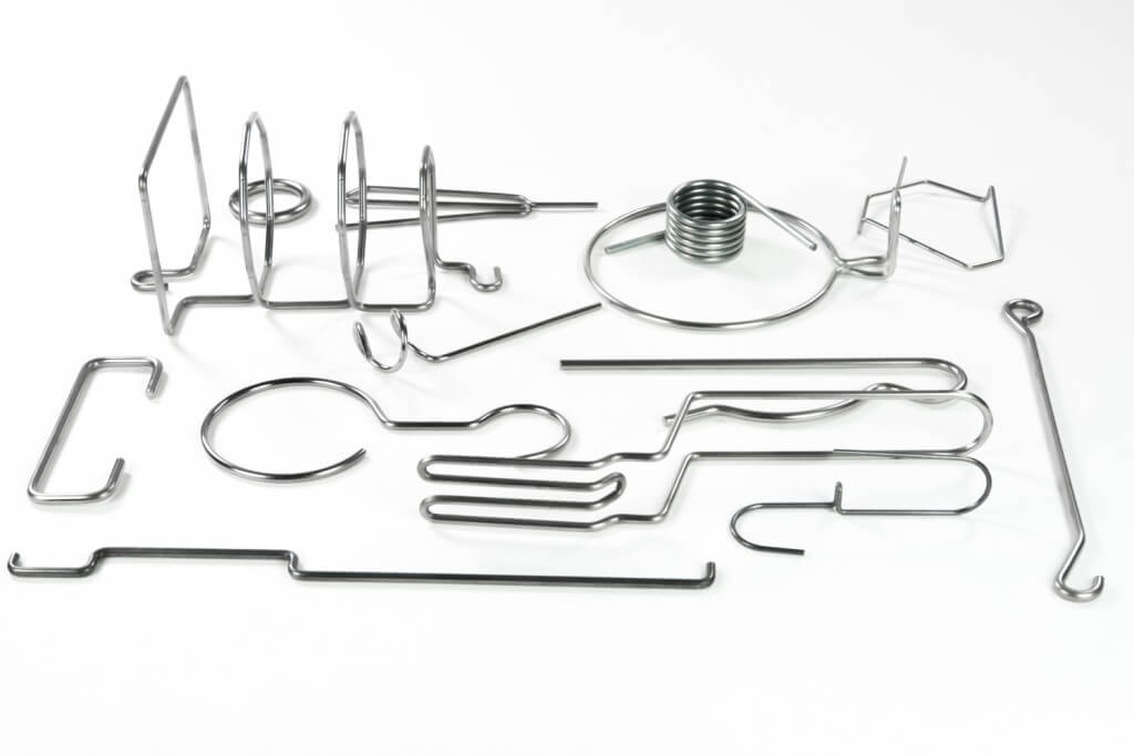 Wire hook, wire handle, wire spring, bottle holder, wire fork, wire rod