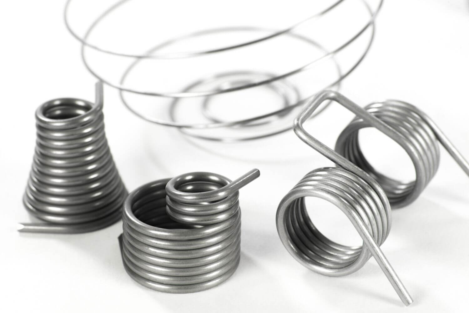 Wire spiral and wire springs